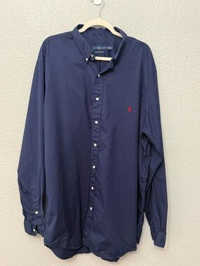 Ralph Lauren Feather Weight Twill in Navy size 2XLT